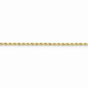 14K Yellow Gold Hand Made Regular Anklet