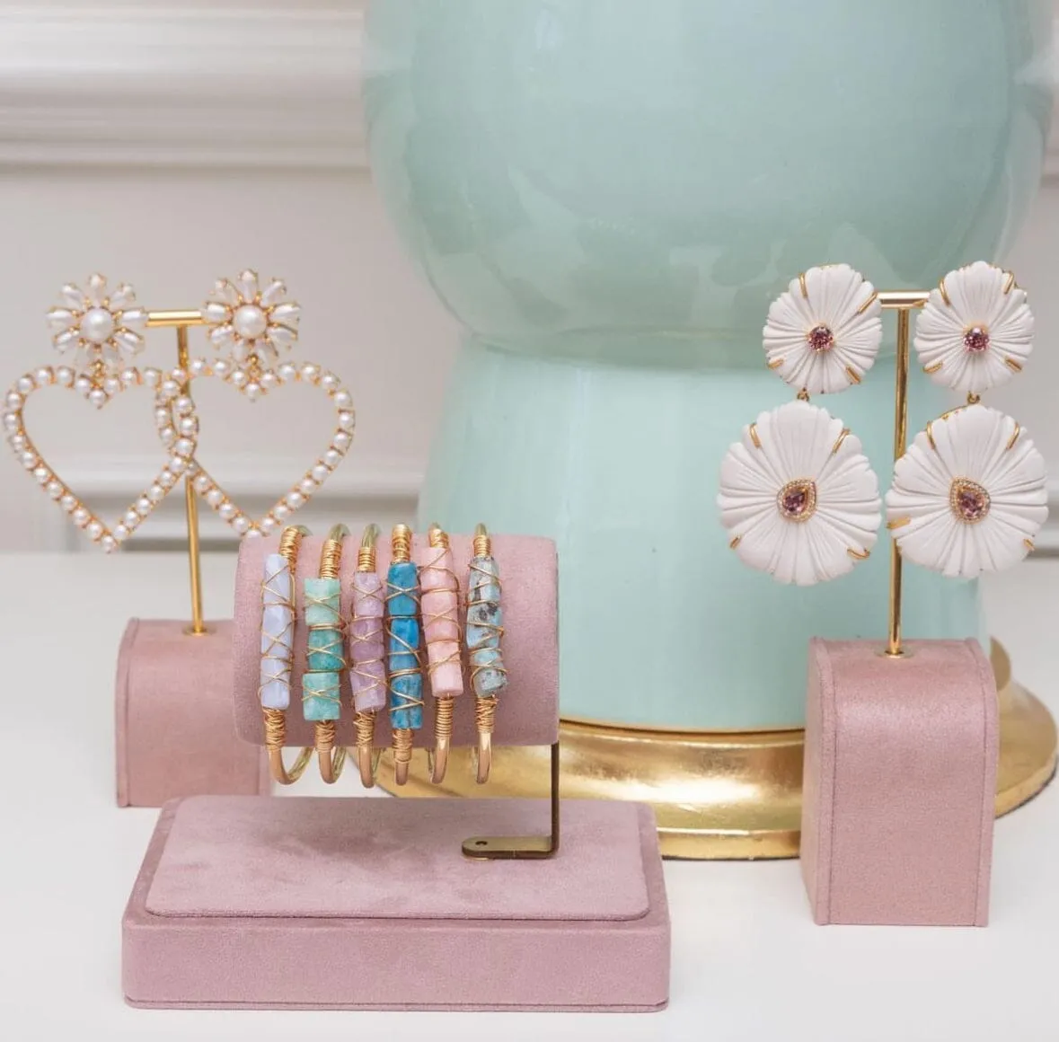 5 for 60% Off - Blue Lace Agate Cuff: The Paloma
