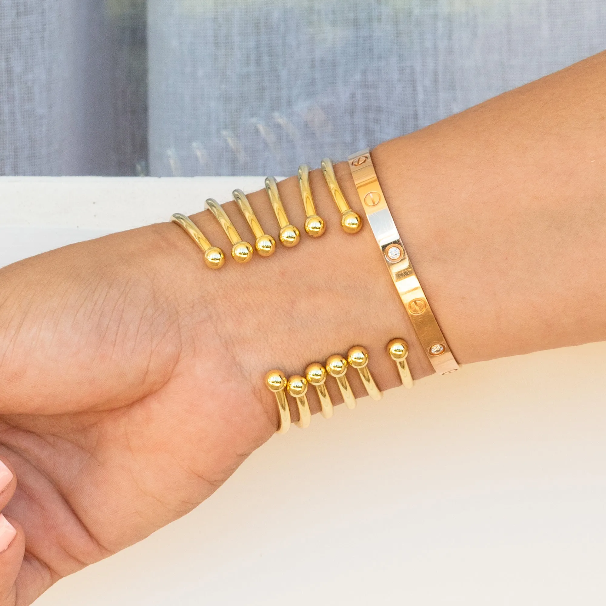 5 for 60% Off - Blue Lace Agate Cuff: The Paloma