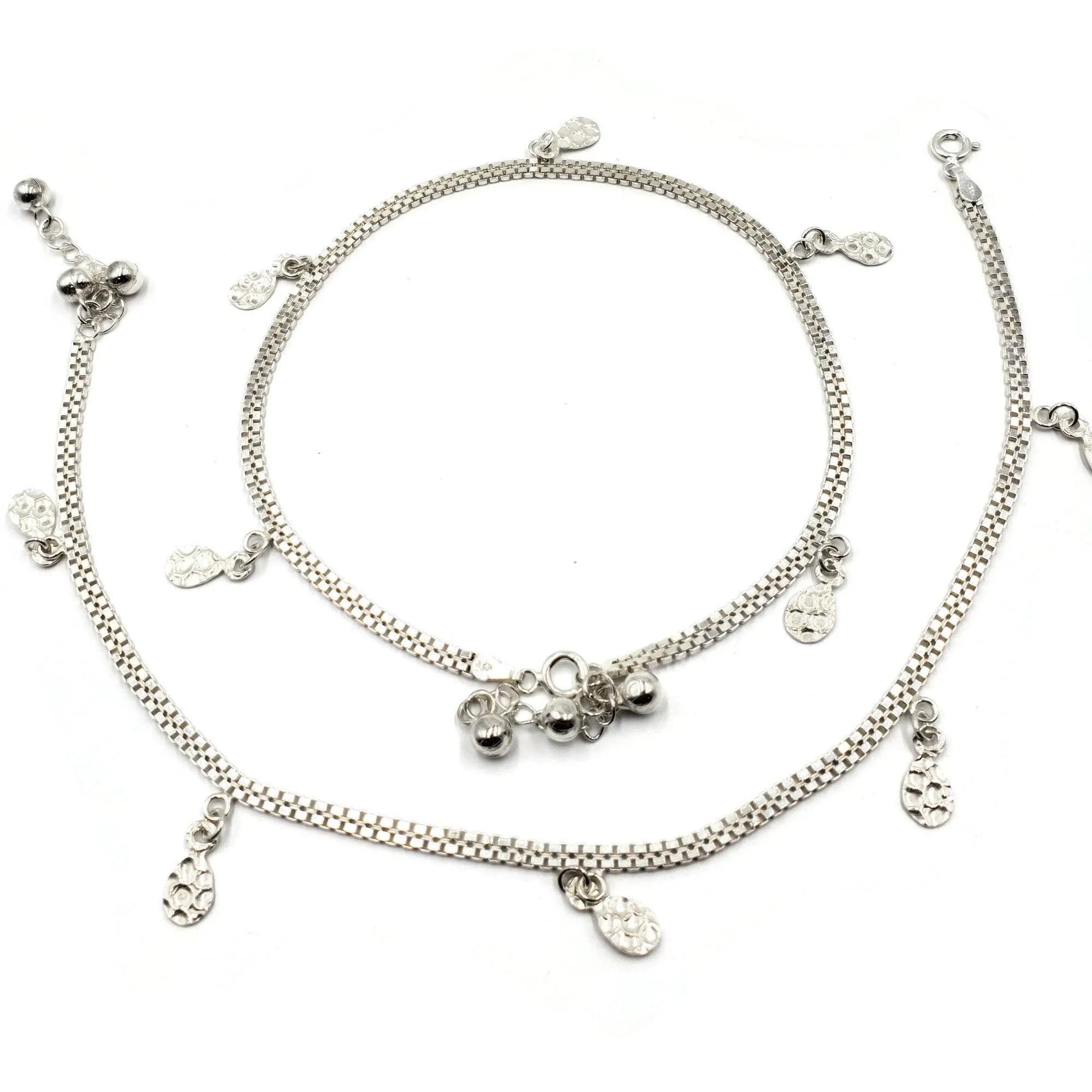 925 Sterling Silver Anklet - #27