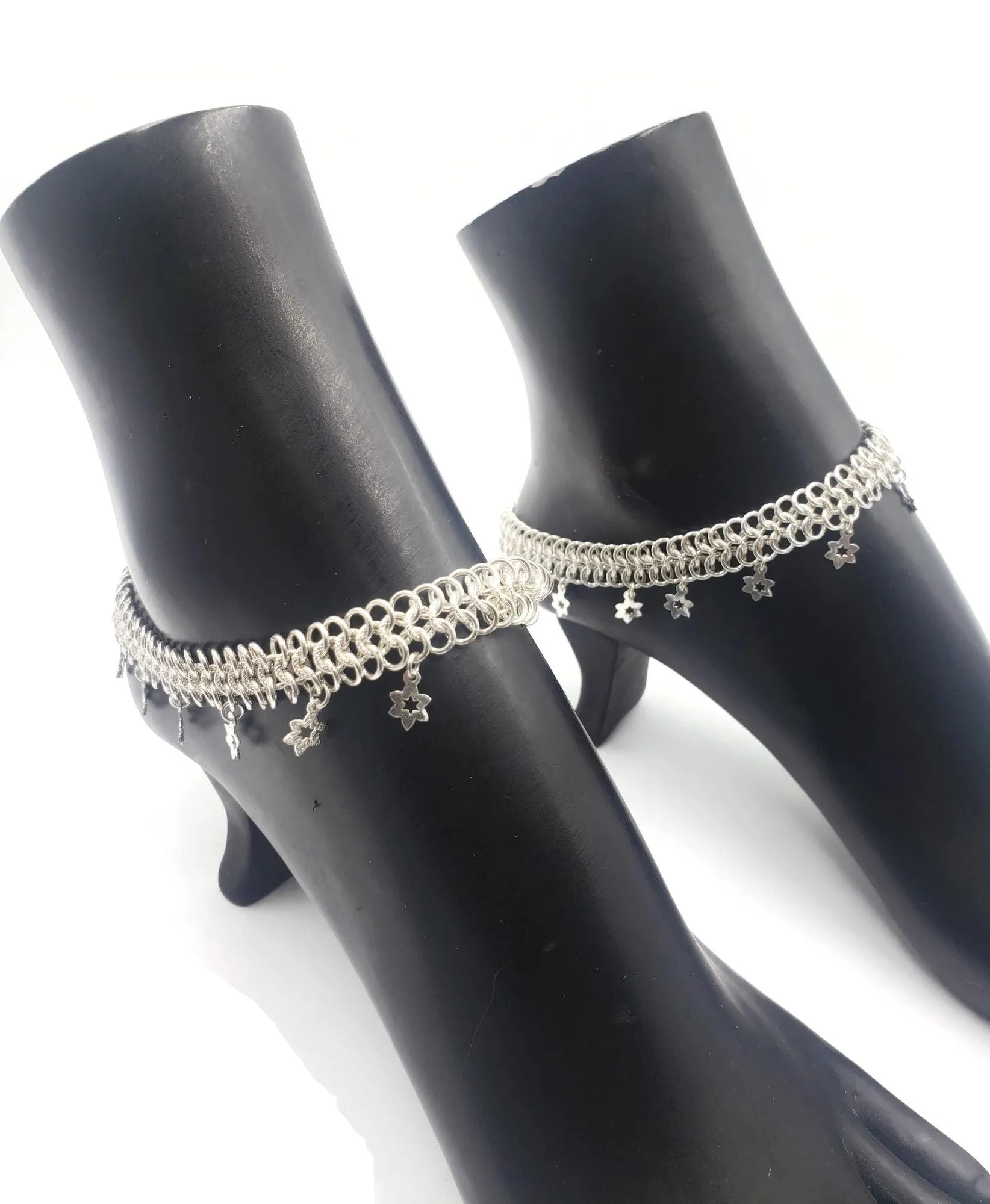 925 Sterling Silver Bridal Anklet - #43
