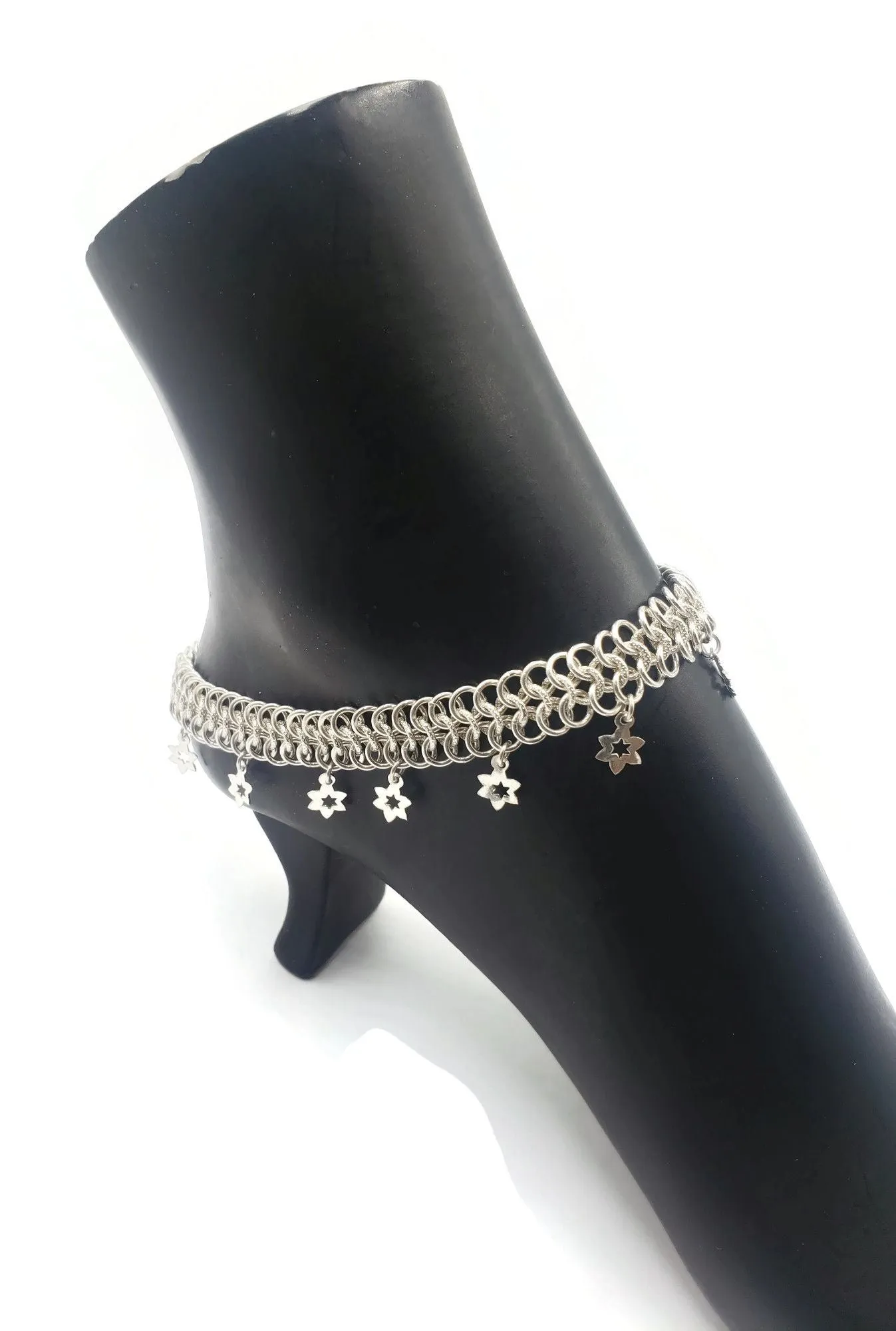 925 Sterling Silver Bridal Anklet - #43