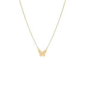 Adina Eden Butterfly Necklace 14K