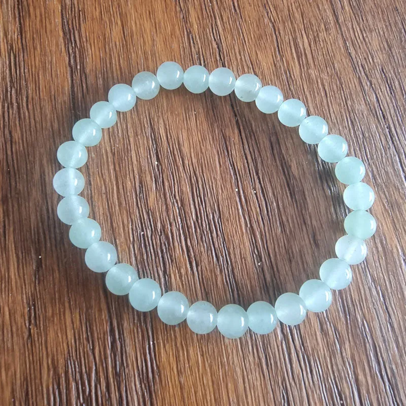 Aventurine Crystal Stone Stretch Bracelet