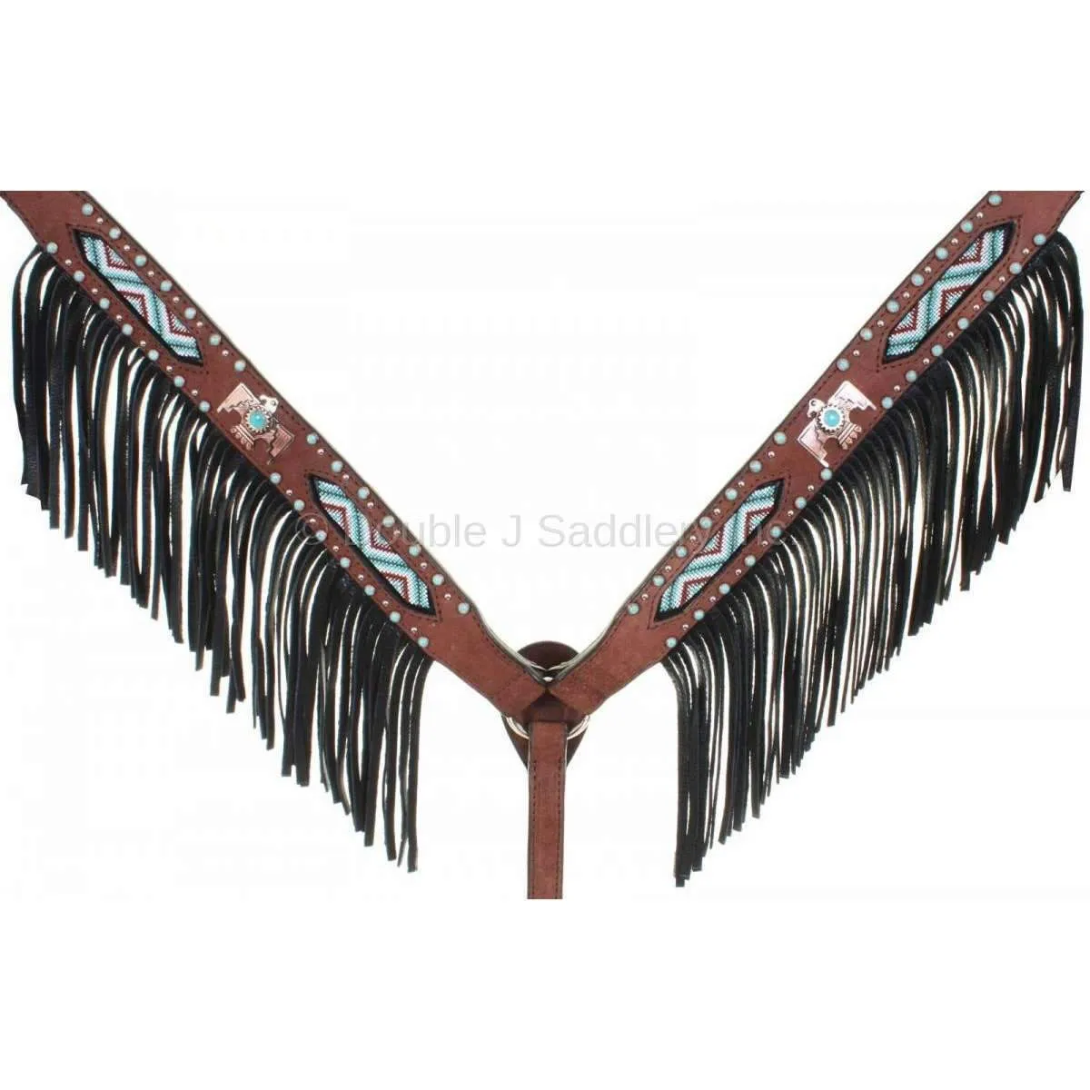 BC847 - Brown Rough Out Breast Collar