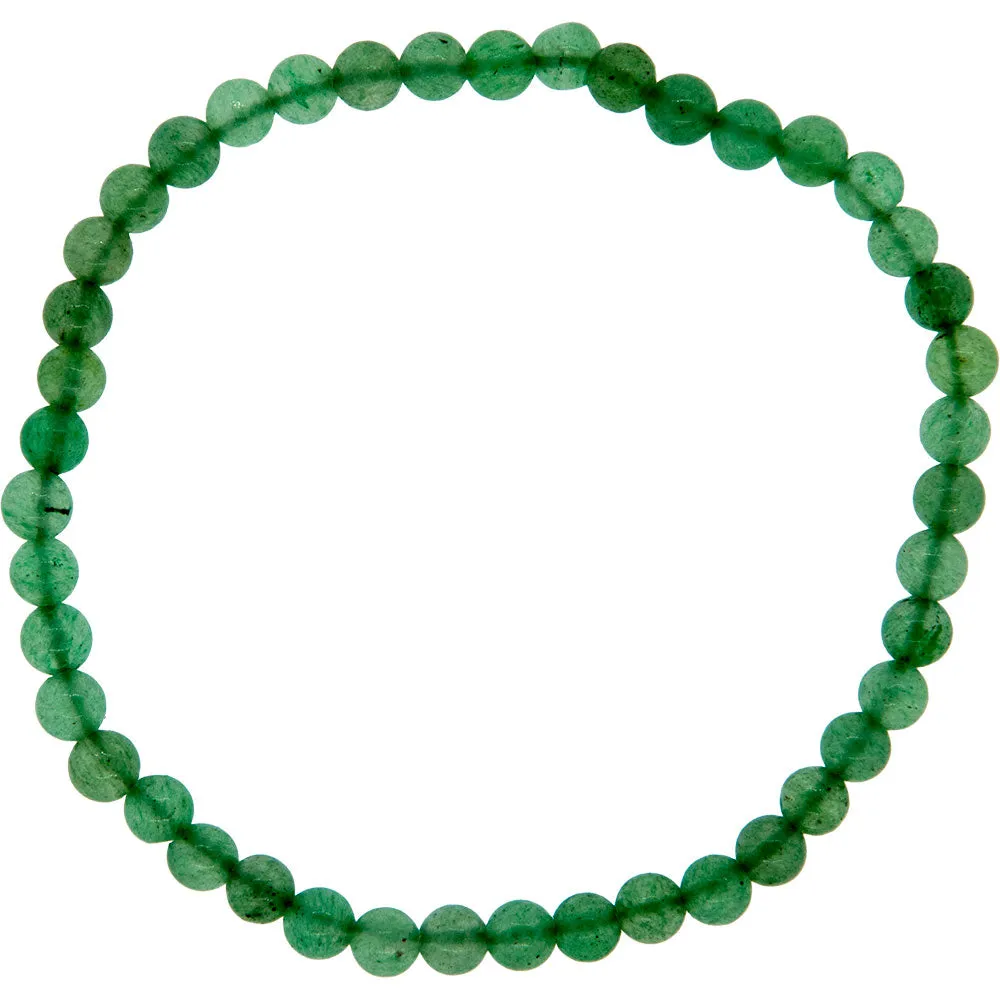 Bracelet Elastic 4mm - Green Aventurine