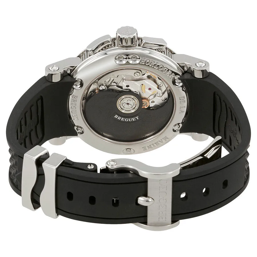 Breguet Marine 5823 Chronograph Platinum Automatic Men's Watch 5823PTH25ZU 5823PT/H2/5ZU