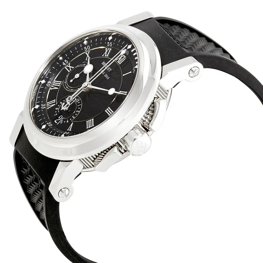 Breguet Marine 5823 Chronograph Platinum Automatic Men's Watch 5823PTH25ZU 5823PT/H2/5ZU