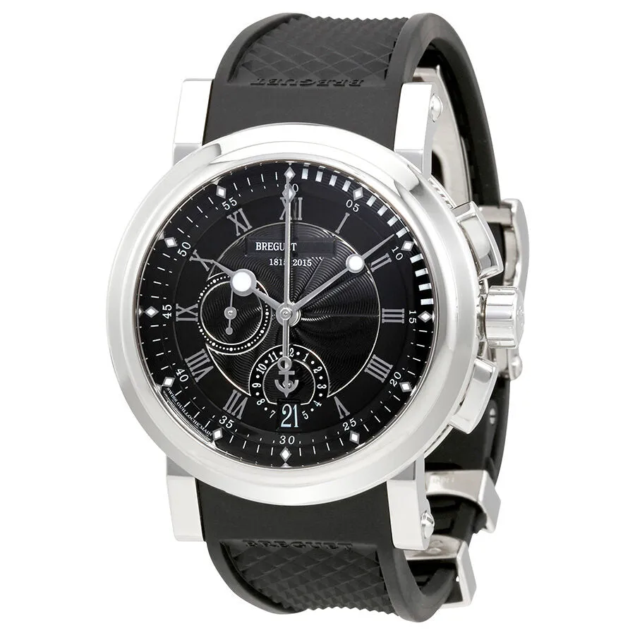 Breguet Marine 5823 Chronograph Platinum Automatic Men's Watch 5823PTH25ZU 5823PT/H2/5ZU