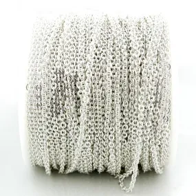 BULK Stainless Steel Cable Chain - 2mm - Choose Your Length - 1 Meter   - CH041