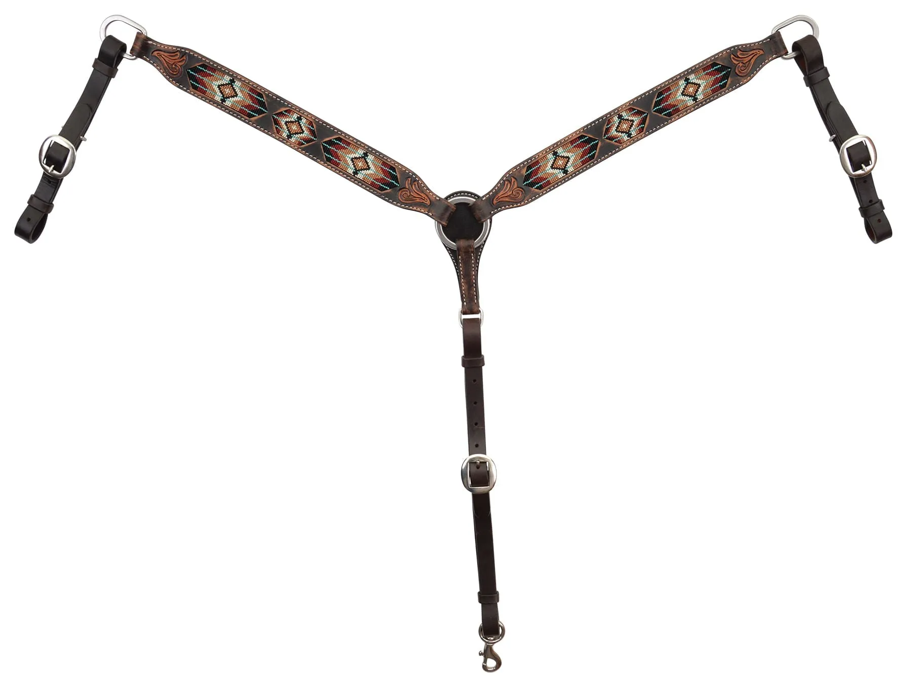 Circle Y Beaded Southwest Breast Collar