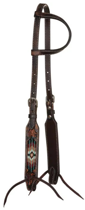 Circle Y Beaded Southwest One Ear Headstall
