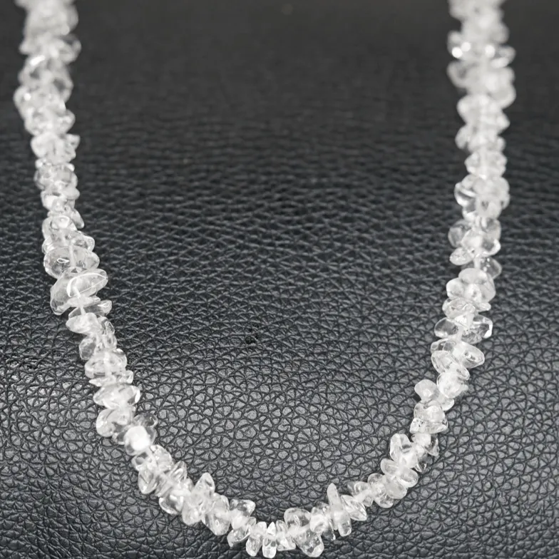 Clear Quartz Crystal Chips Necklace
