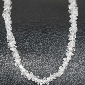 Clear Quartz Crystal Chips Necklace