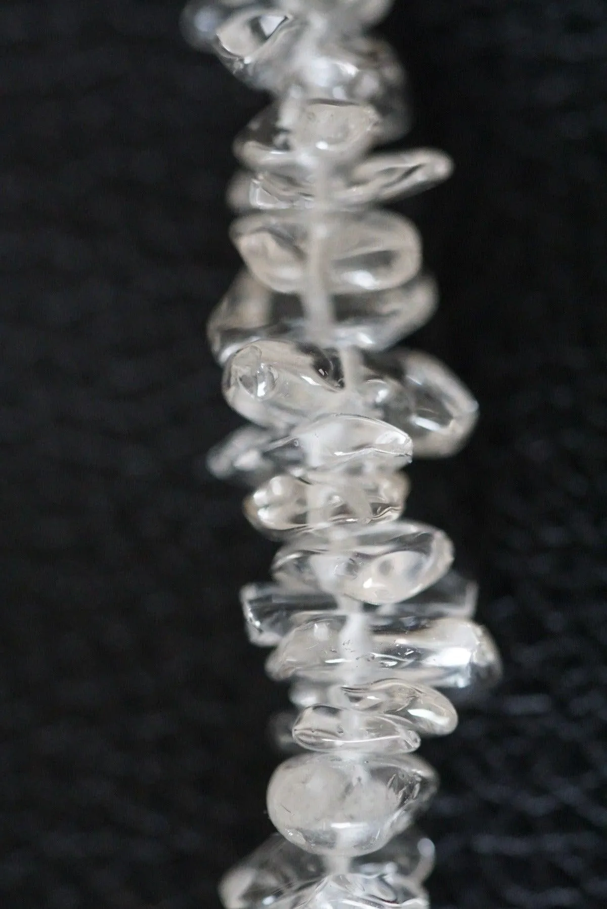 Clear Quartz Crystal Chips Necklace