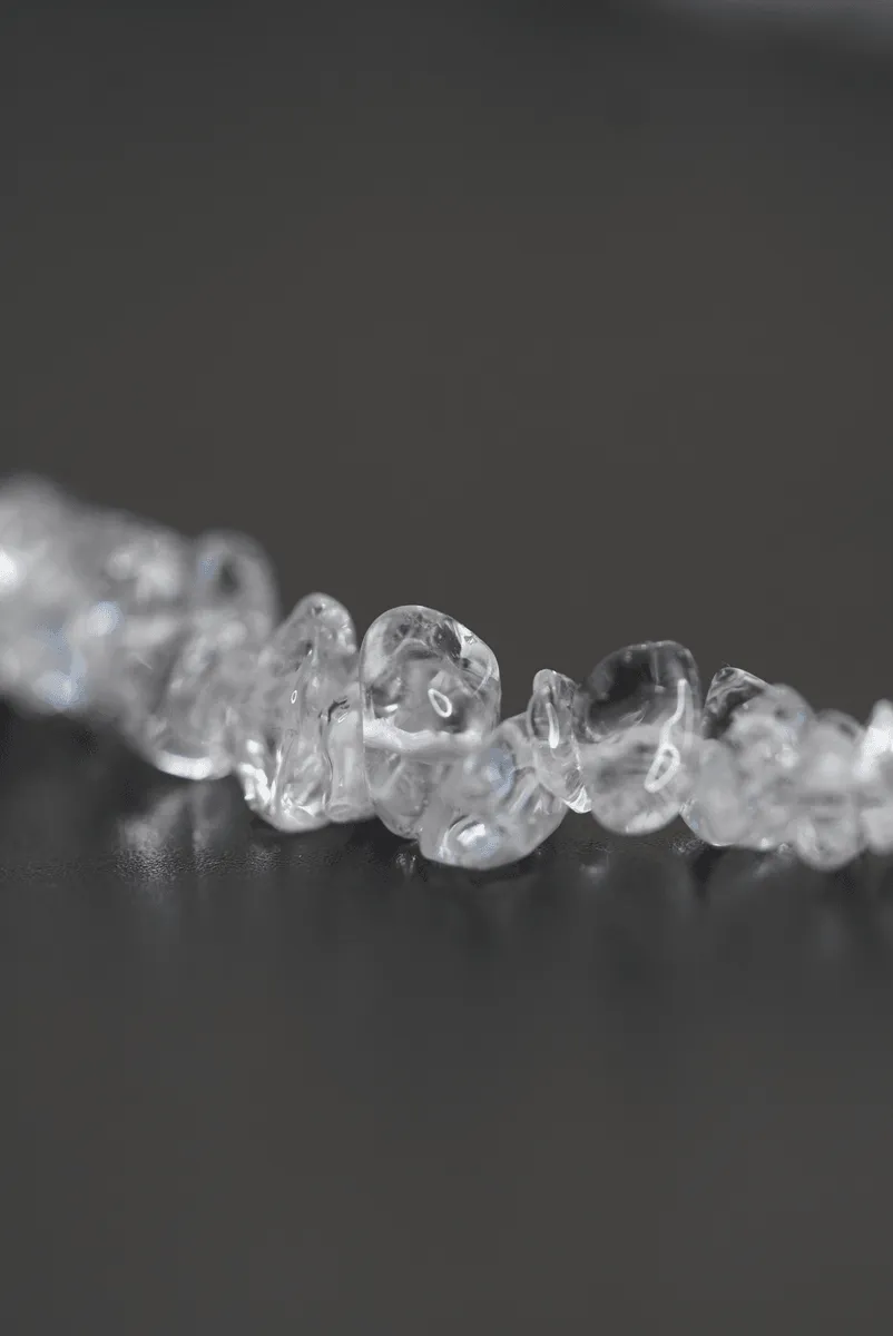 Clear Quartz Crystal Chips Necklace