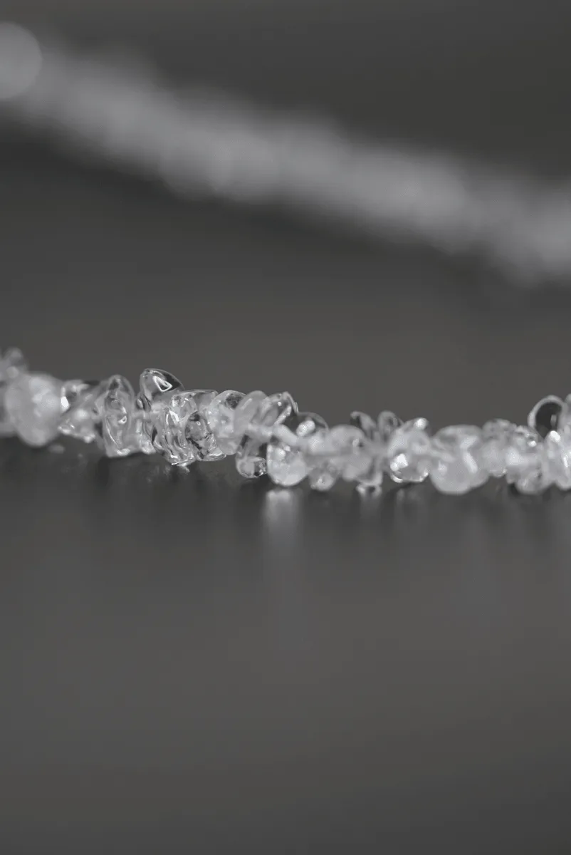 Clear Quartz Crystal Chips Necklace