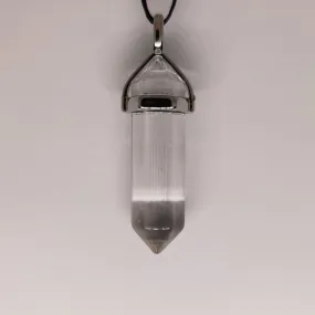 Clear Quartz Crystal Point Pendant