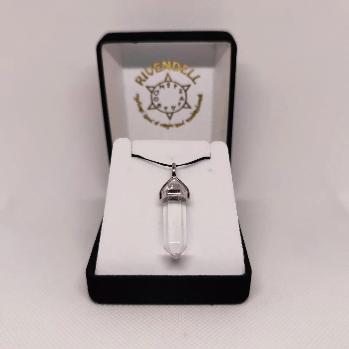 Clear Quartz Crystal Point Pendant