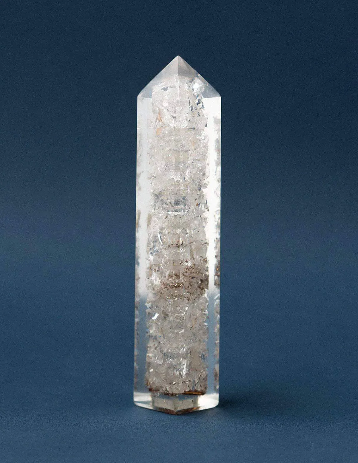 Clear Quartz Orgone Tower - As-Is-Clearance