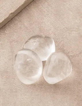 Clear Quartz Pocket Stones - Set of 3