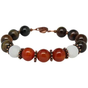 Confident and Stress Free Gemstone Beaded Bracelet