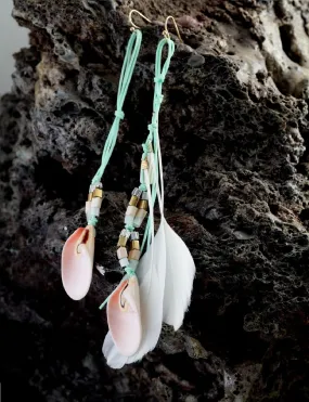 Craft Feather Dangle & Drop Earrings For Women/Girls