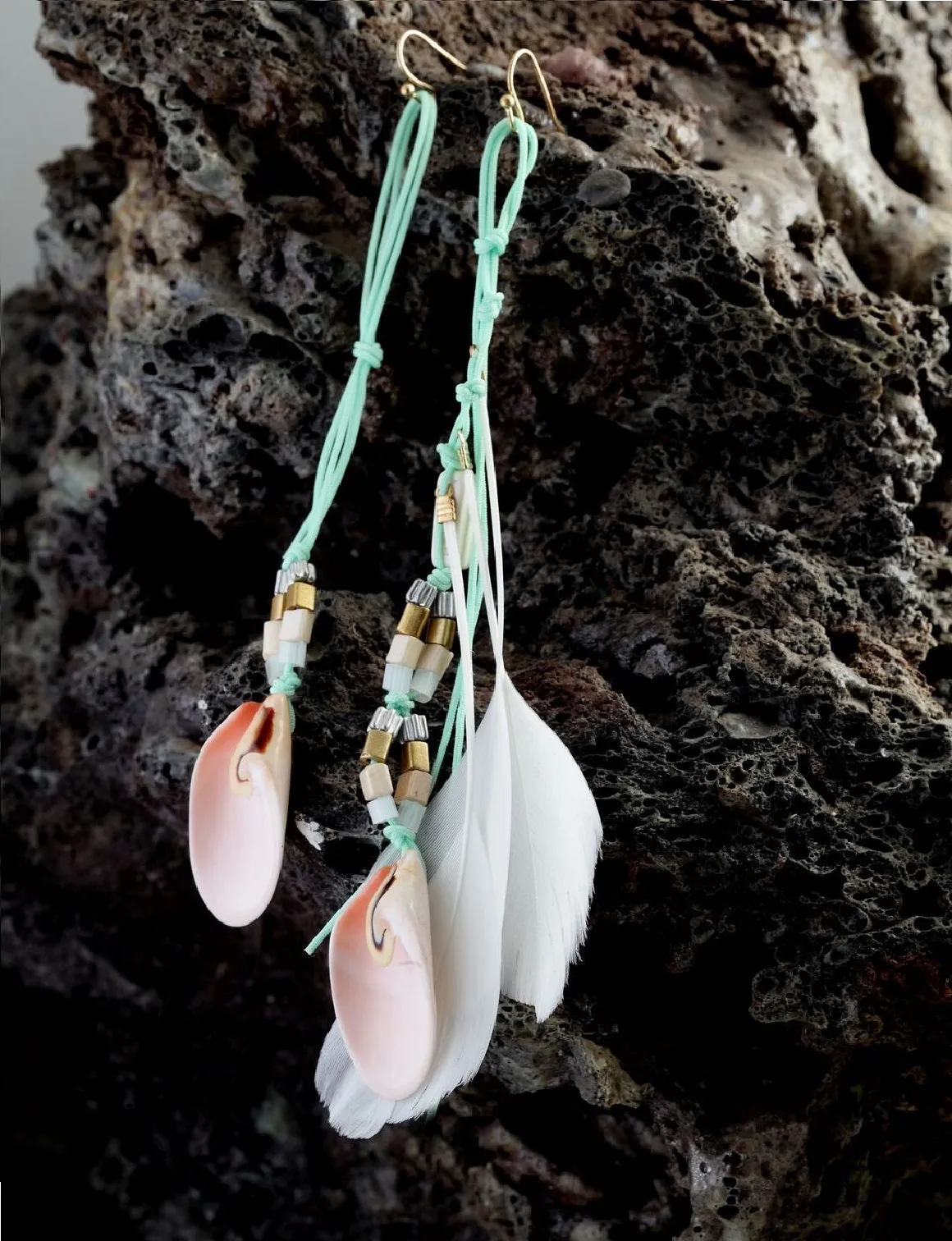 Craft Feather Dangle & Drop Earrings For Women/Girls