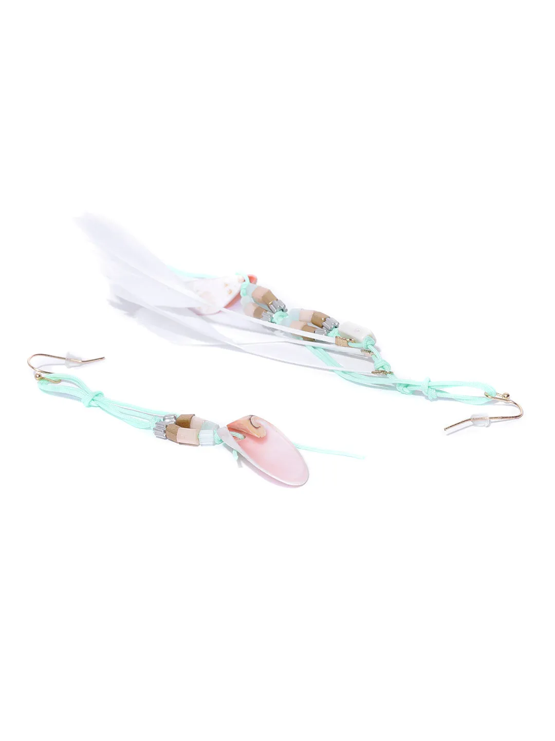 Craft Feather Dangle & Drop Earrings For Women/Girls