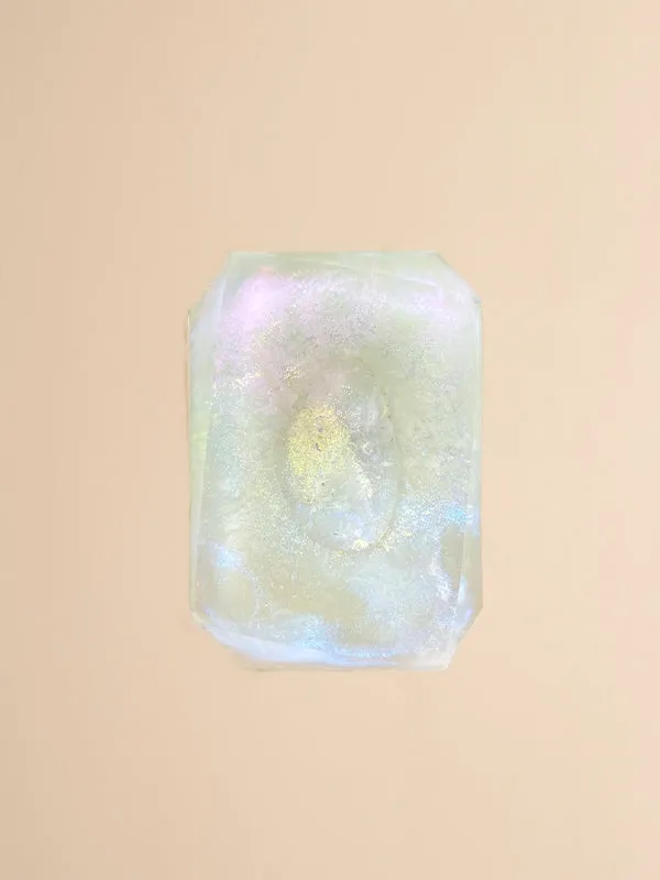 Crystal Infused Bar Soap: Thousand Petals (Crown Chakra)