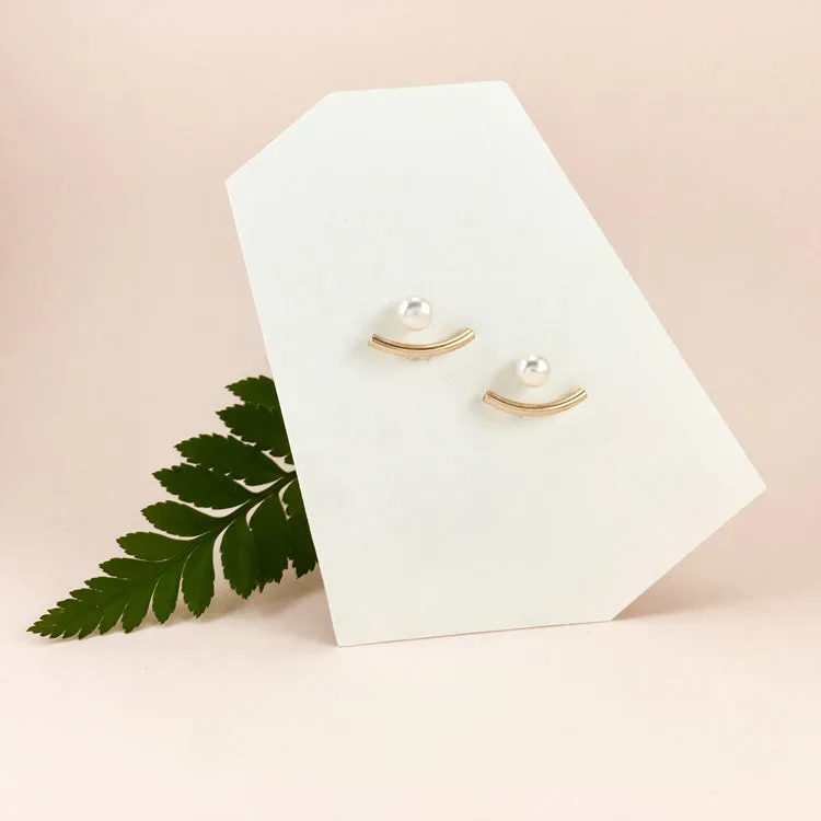 Curve & Pearl Ear Jackets