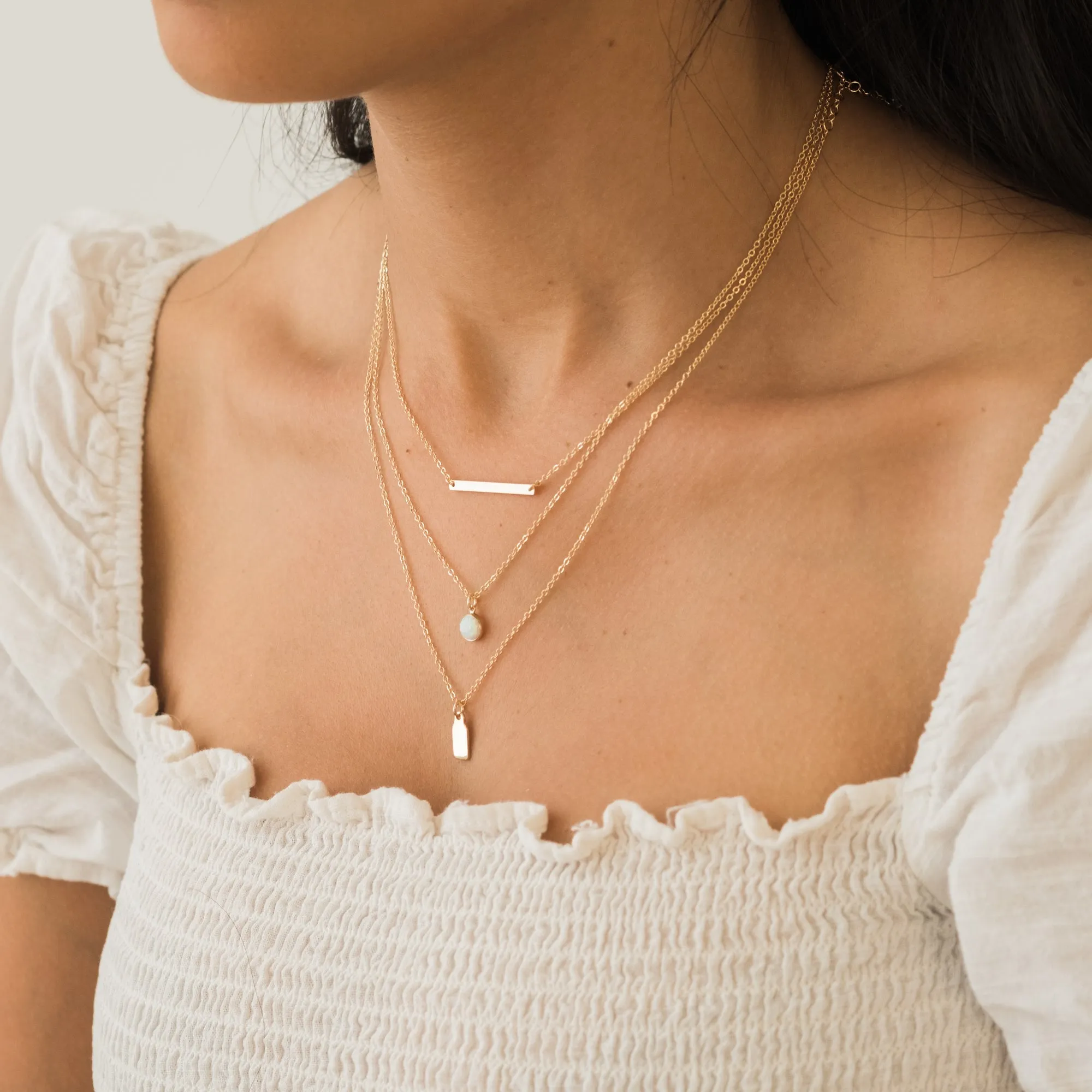 Dainty Bar Necklace