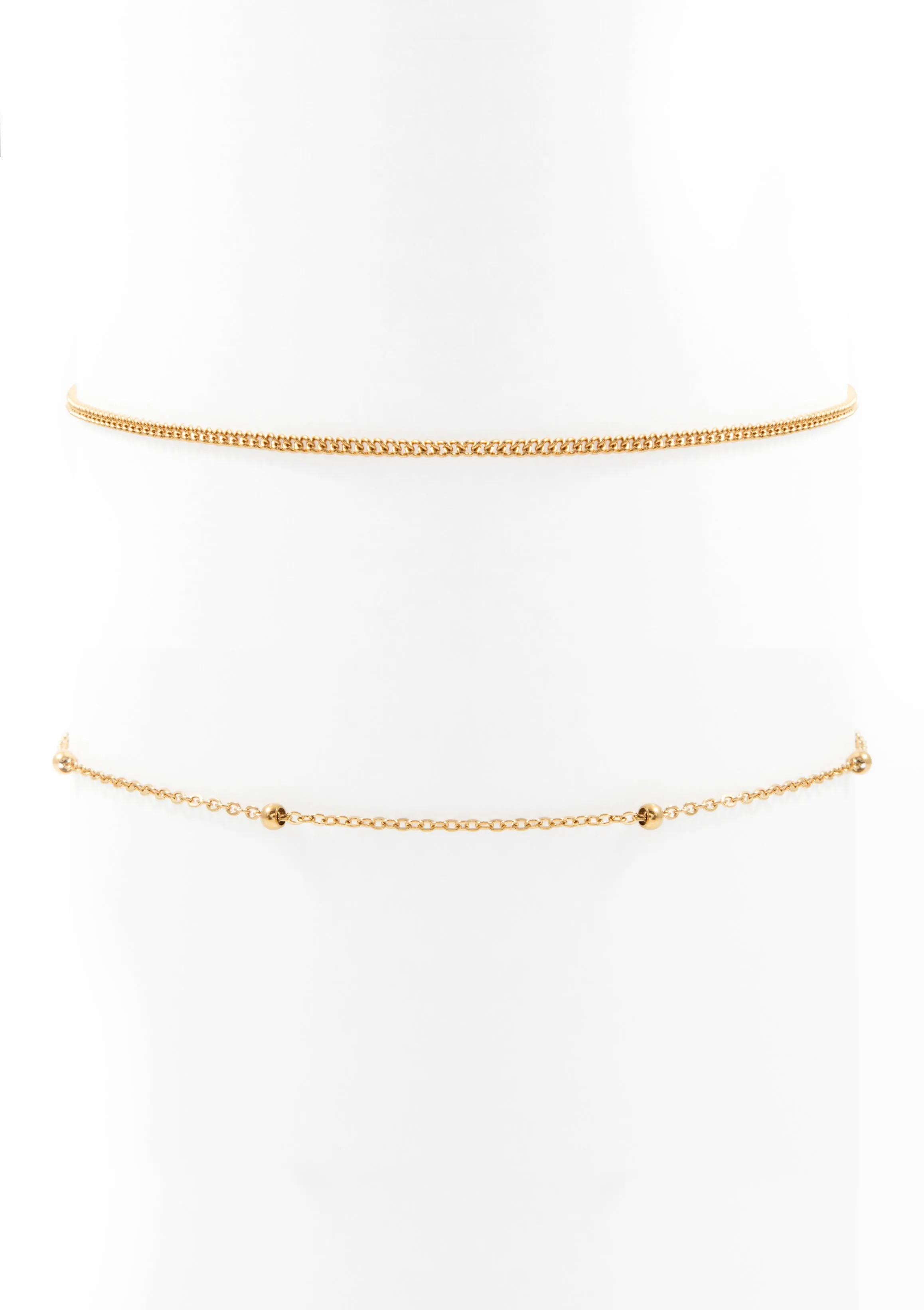 Delicate Choker Set Gold