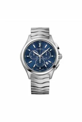 ebel wave chronograph 42mm stainless steel men's watch