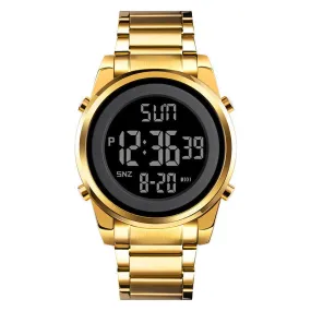 Electronic Stainless Steel Band Watch For Men's - GlamzLife