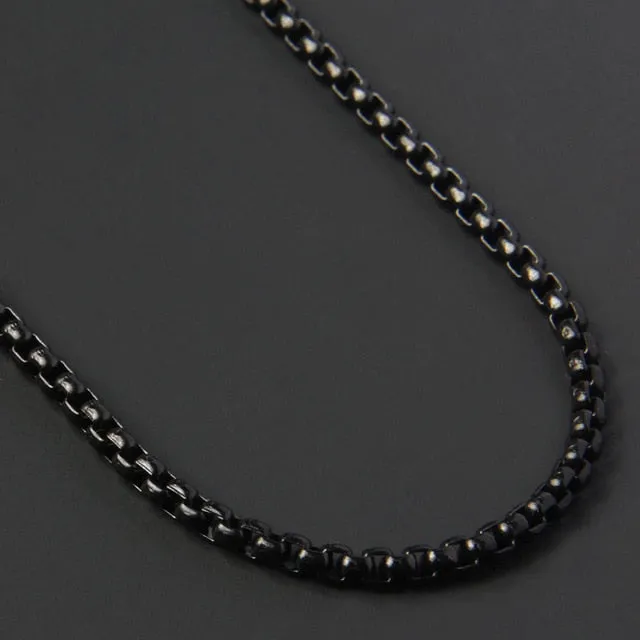 Fashion Chain Necklace Men Titanium Steel Chain Choker Men Necklace Jewelry