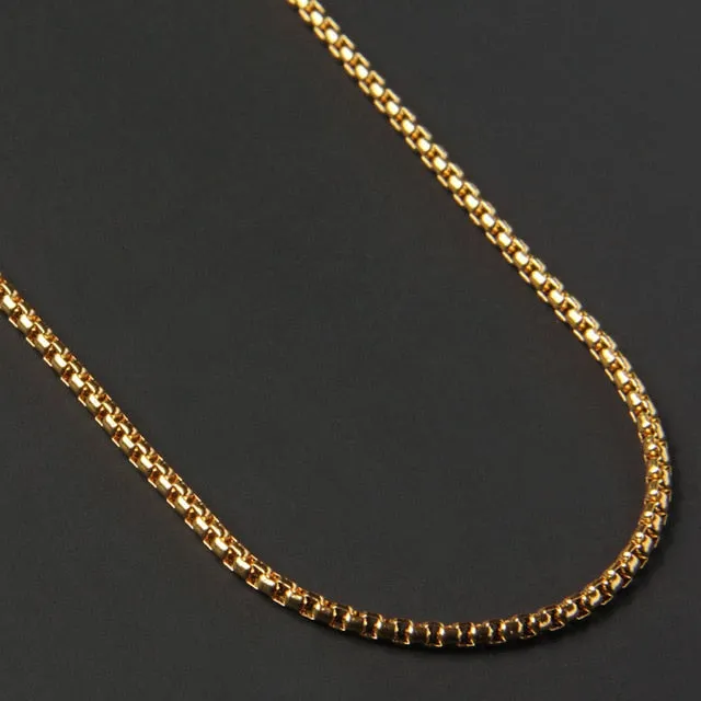 Fashion Chain Necklace Men Titanium Steel Chain Choker Men Necklace Jewelry