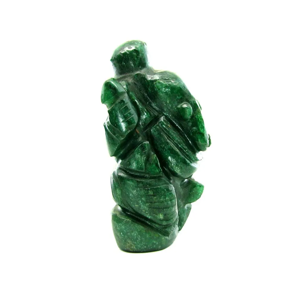 Ganesha God Idol Deity Green Aventurine Quartz