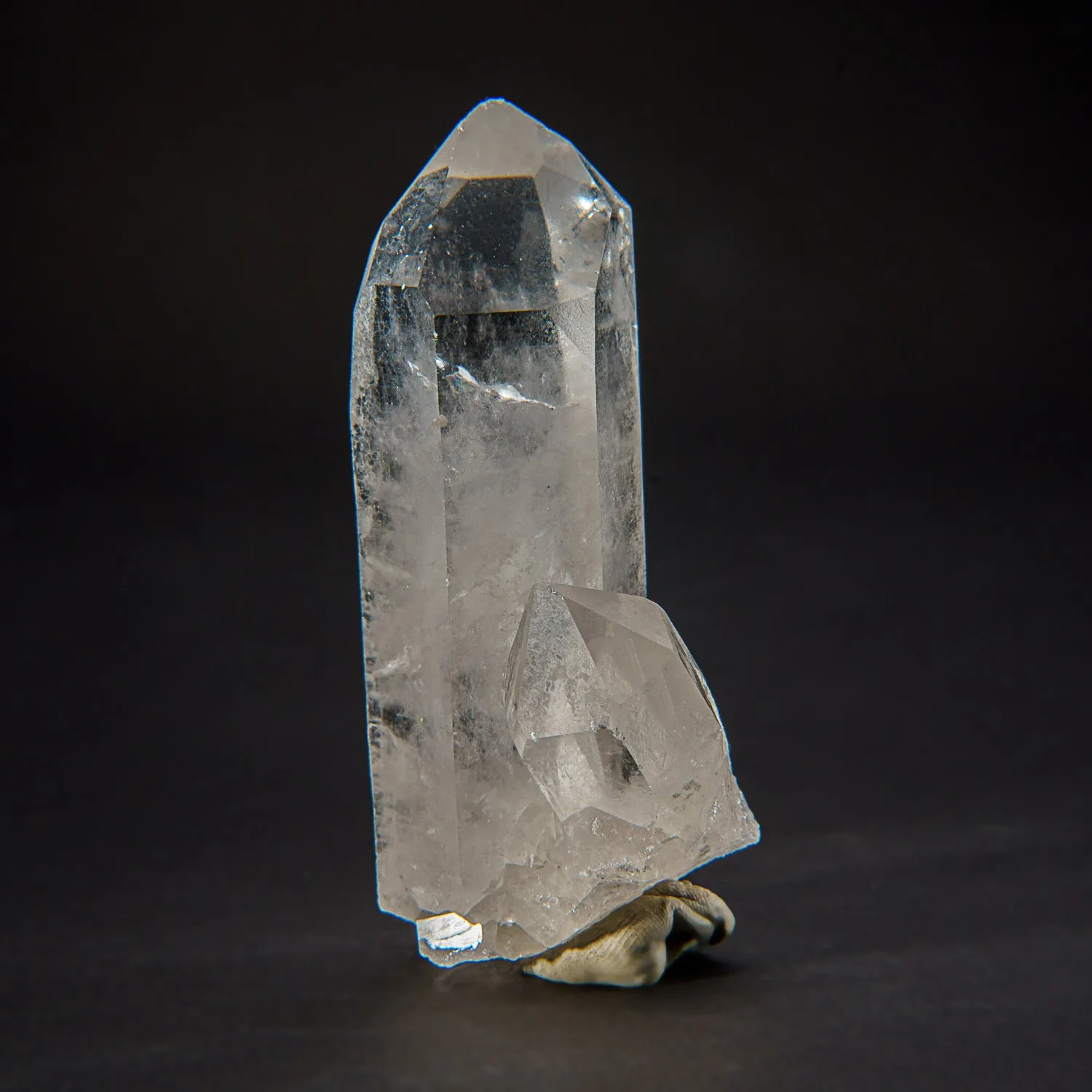 Genuine Clear Quartz Crystal Cluster Point from Brazil (226 grams)