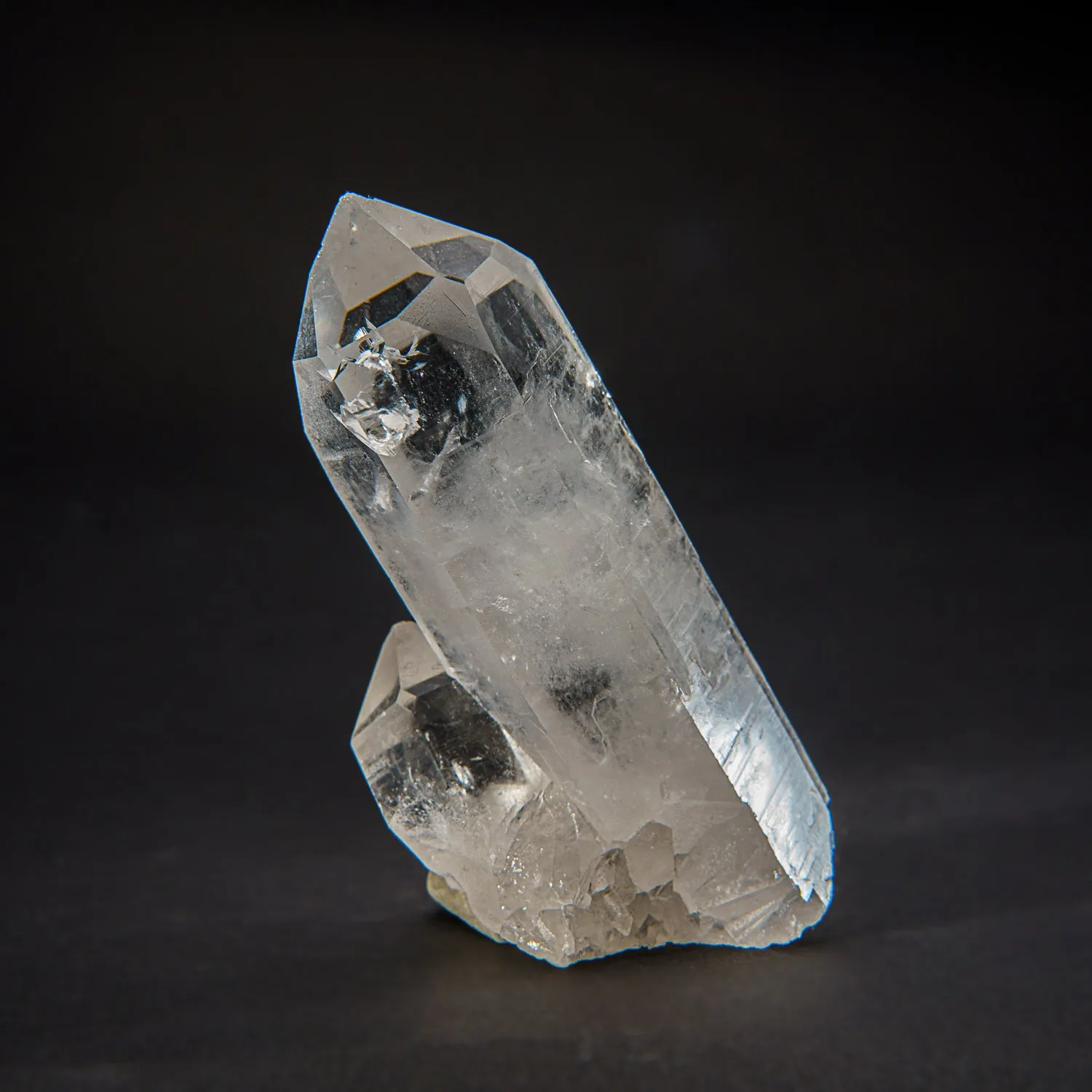 Genuine Clear Quartz Crystal Cluster Point from Brazil (226 grams)