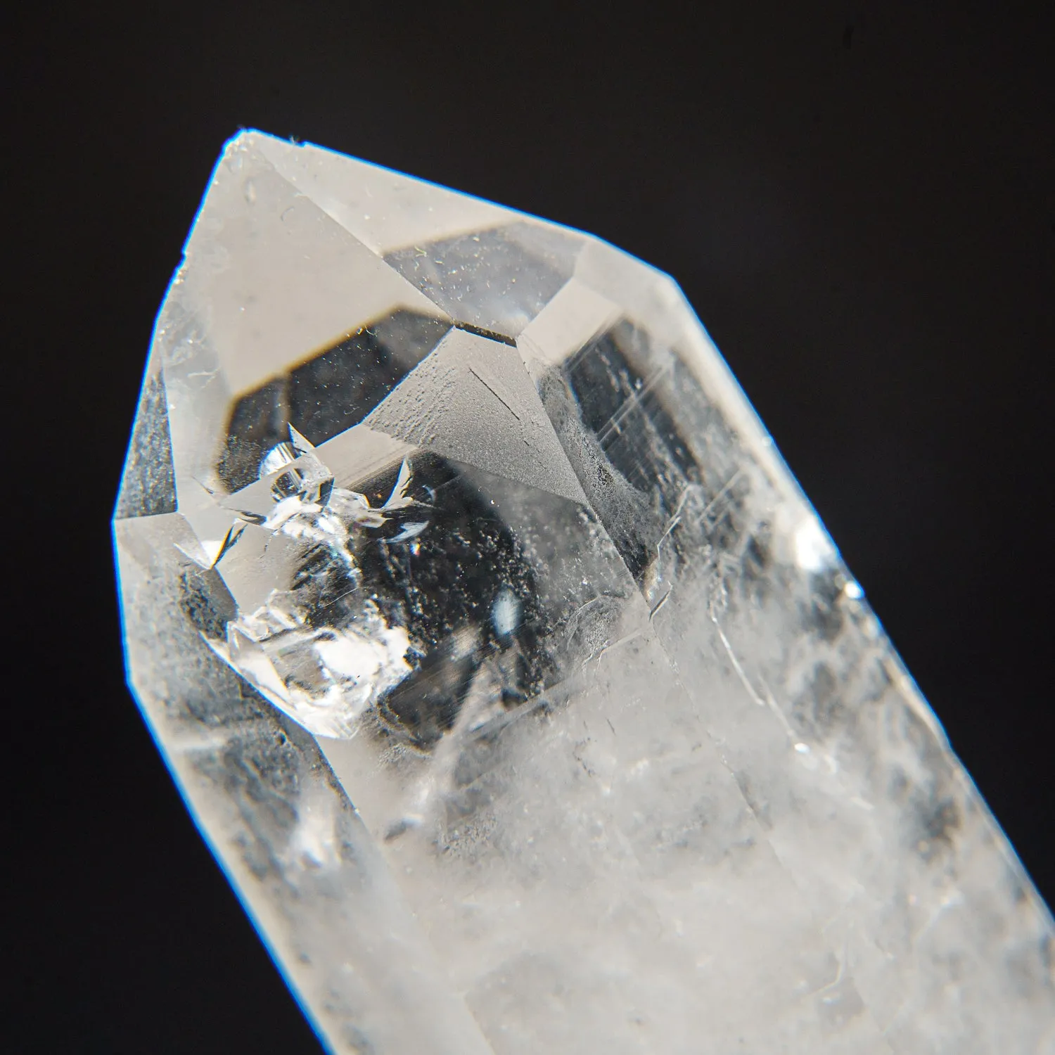 Genuine Clear Quartz Crystal Cluster Point from Brazil (226 grams)