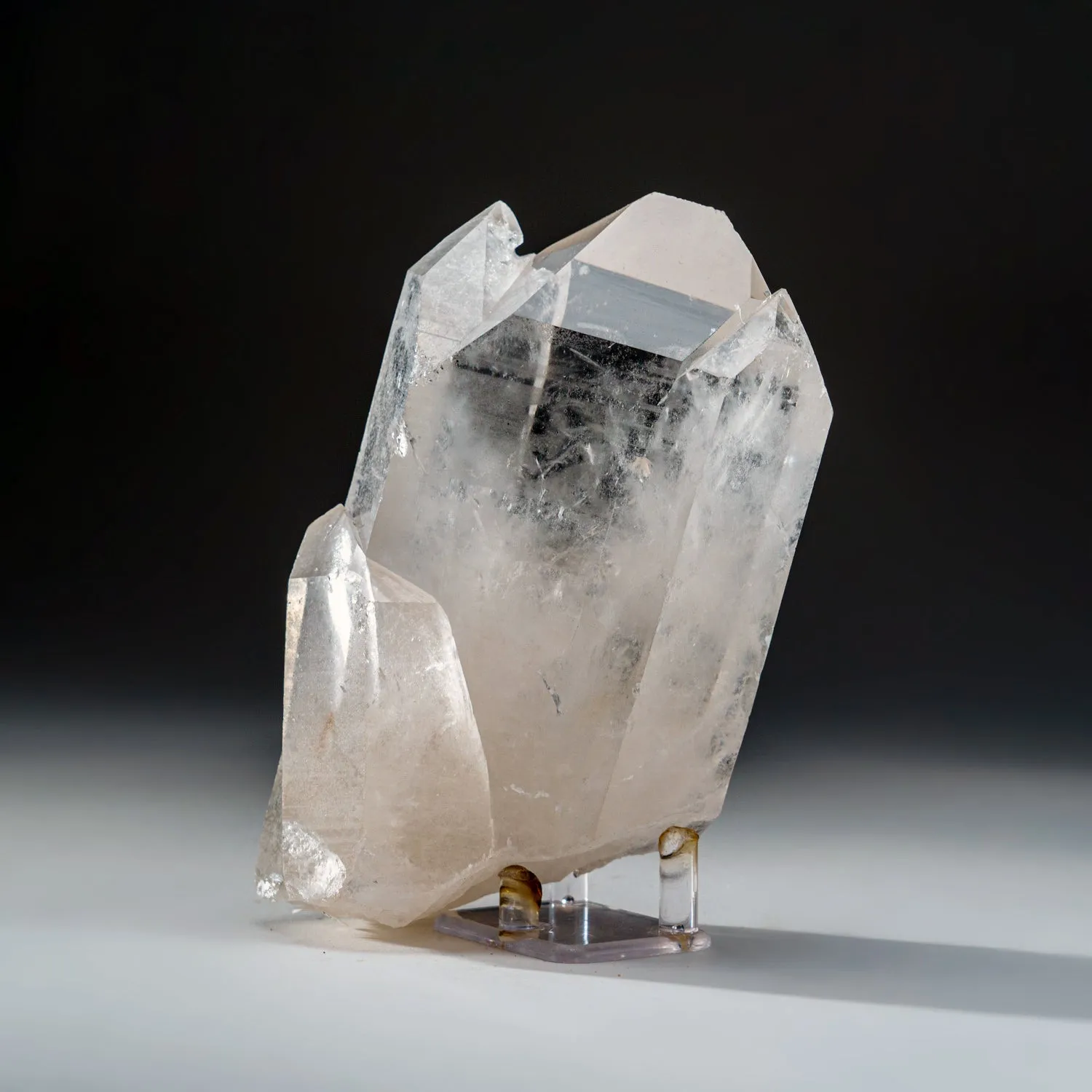 Genuine Clear Quartz Crystal Cluster Point from Brazil (2.5 lbs)