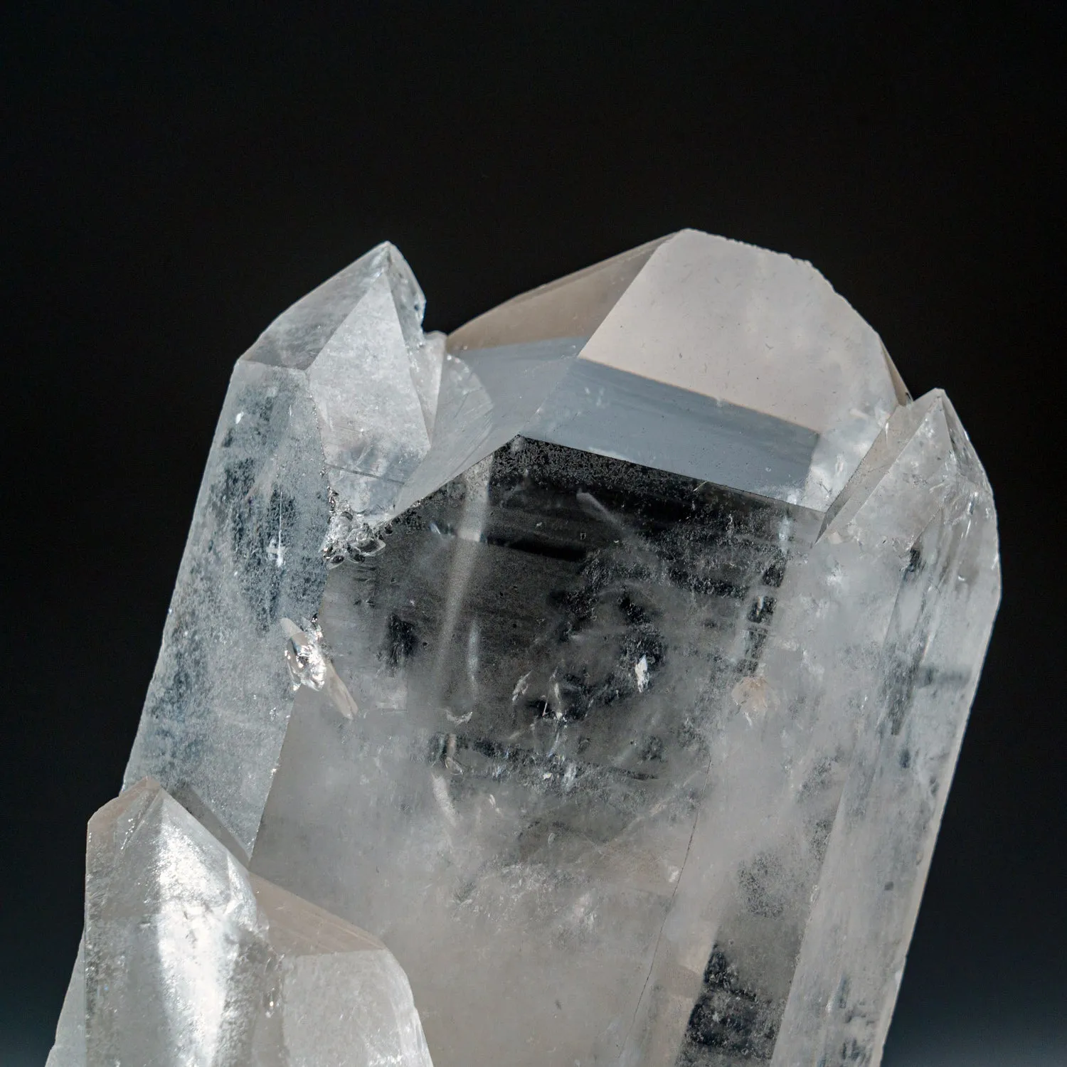 Genuine Clear Quartz Crystal Cluster Point from Brazil (2.5 lbs)