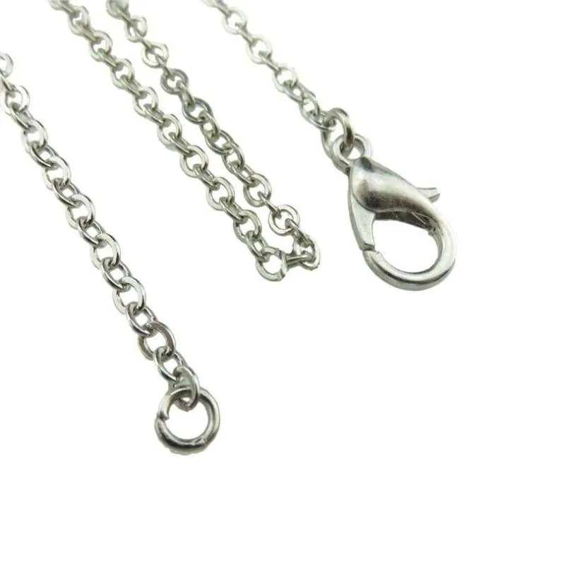 GLOWCAT Q3A83 18" Silver Chain Alloy Collar Short Necklace Religious Totem Cross Pendant Faith