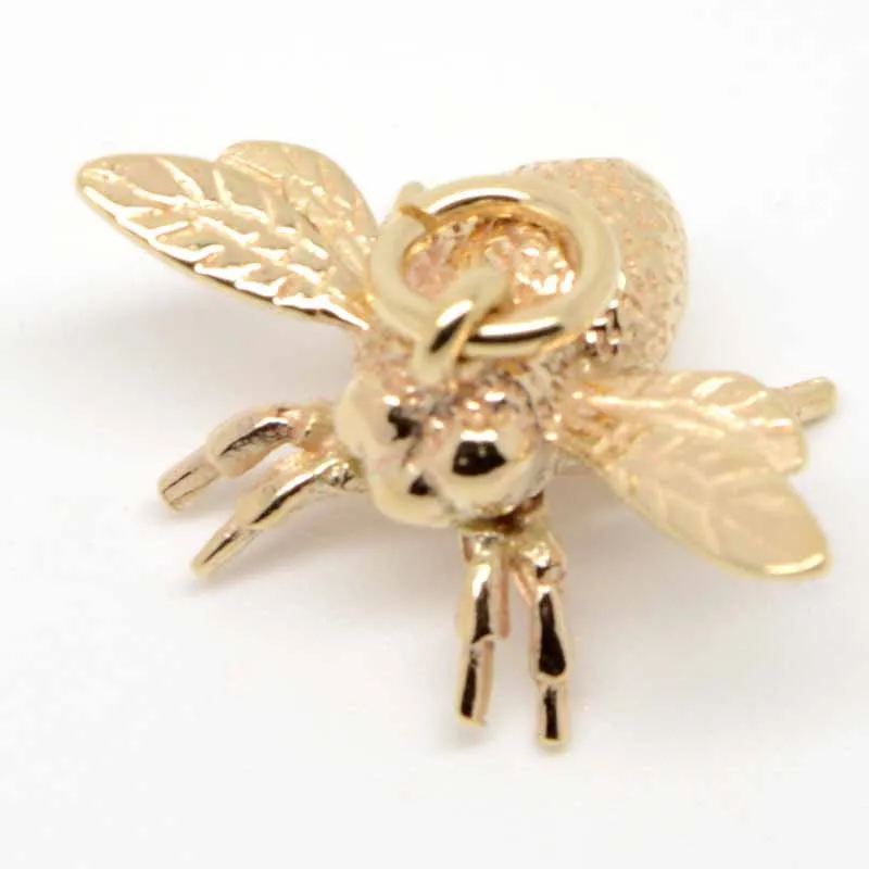 Gold Bumble Bee Charm