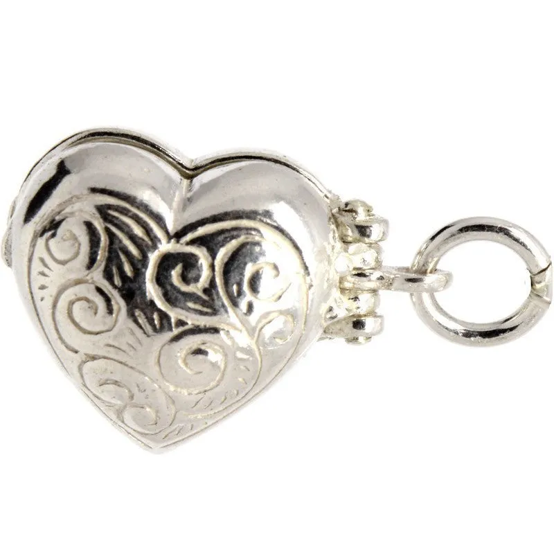 Gold Opening Heart Charm