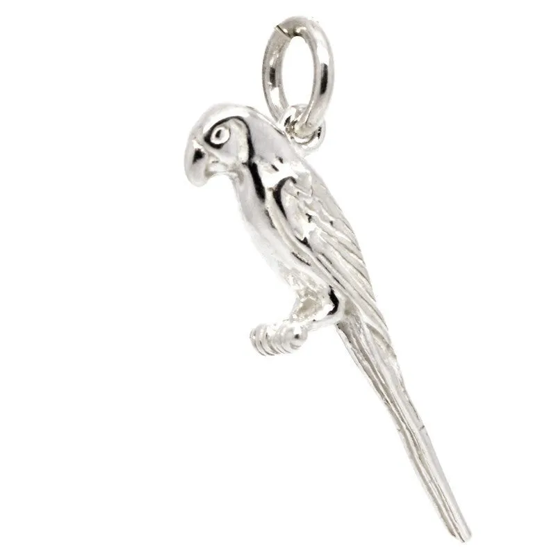 Gold Parrot Charm