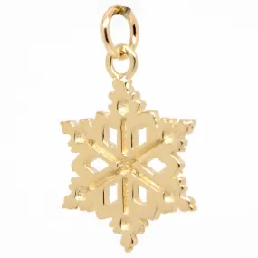 Gold Snowflake Charm