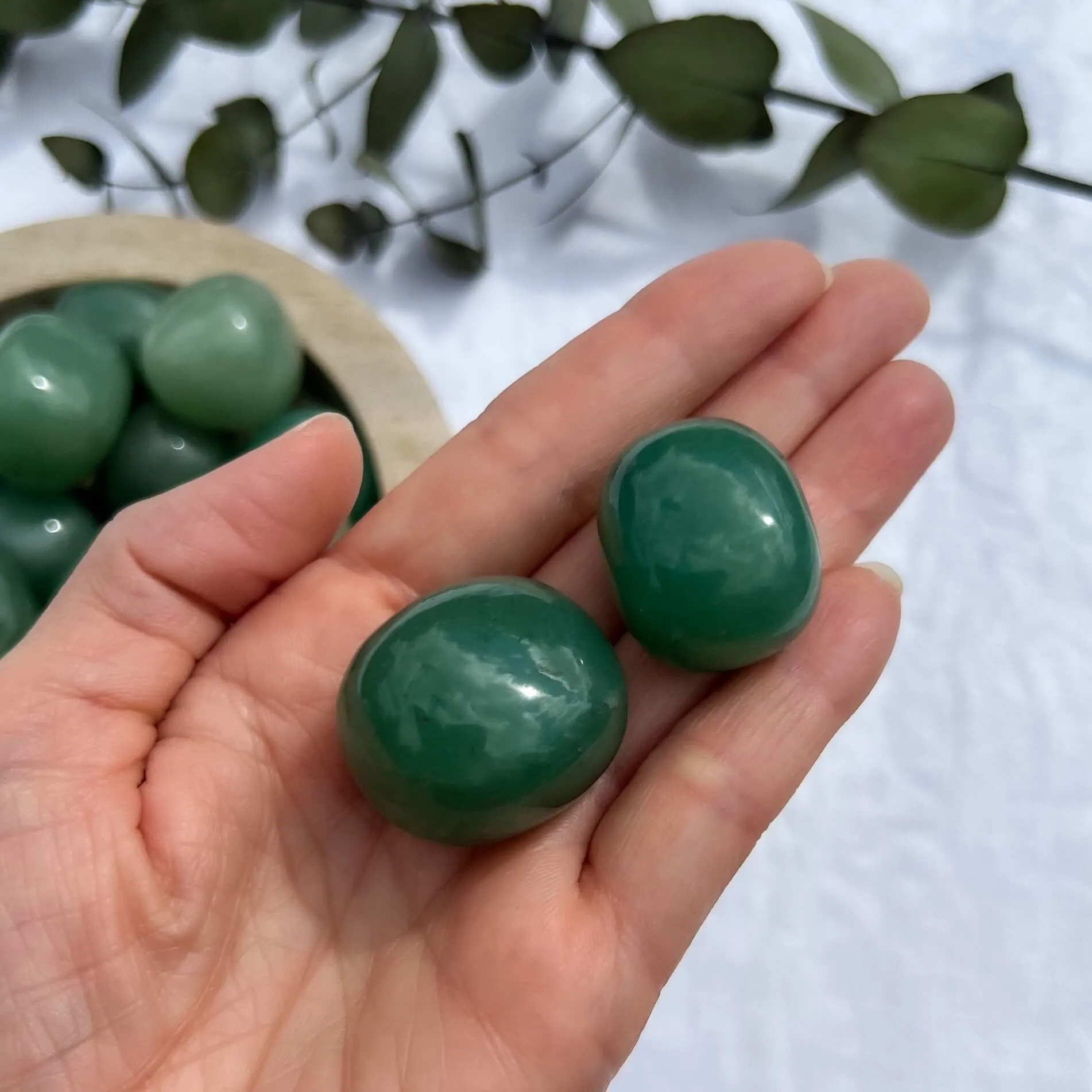 Green Aventurine Crystal Pebbles