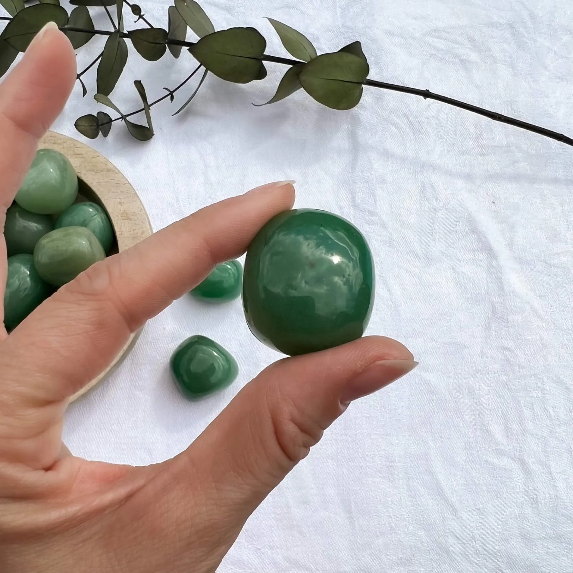 Green Aventurine Crystal Pebbles